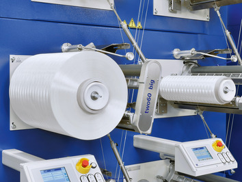 SAHM 700XE HPF - Parallel Winder Winding head of a SAHM Parallel Winder, type SAHM 700XE HPF