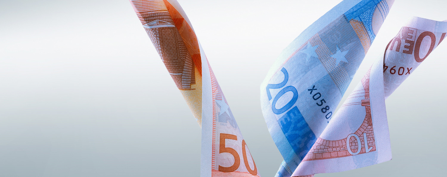 Banknotes. Safety strips of it are spooled on SAHM machines